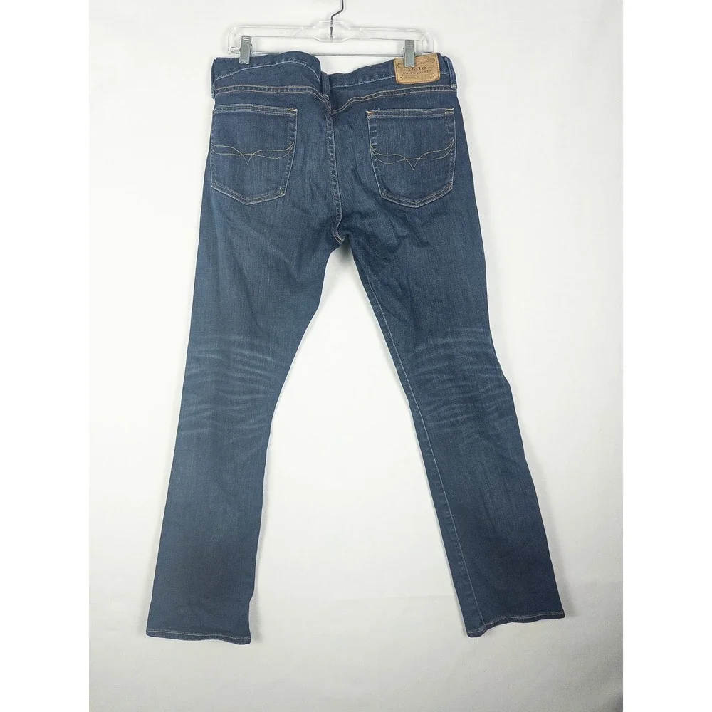 Polo Ralph Lauren Varick Slim Straight Leg Jeans Mens 34x32 (32x30) Medium Wash